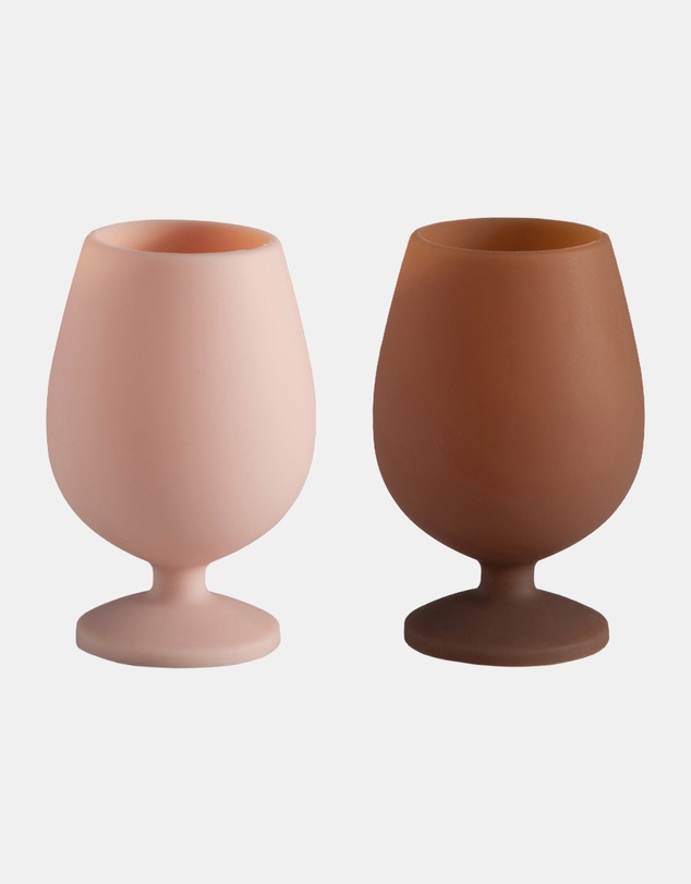 porter green - stemm silicone unbreakable wine glasses
