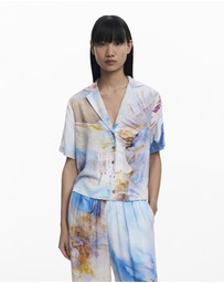 Desigual - Shell print relaxed Pant