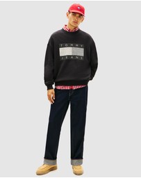 Tommy Jeans - 90S Distressed Flag Crew Sweatshirt