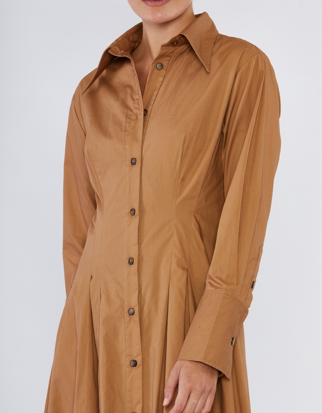 Amelius - Mattea Cotton Poplin Shirt Dress
