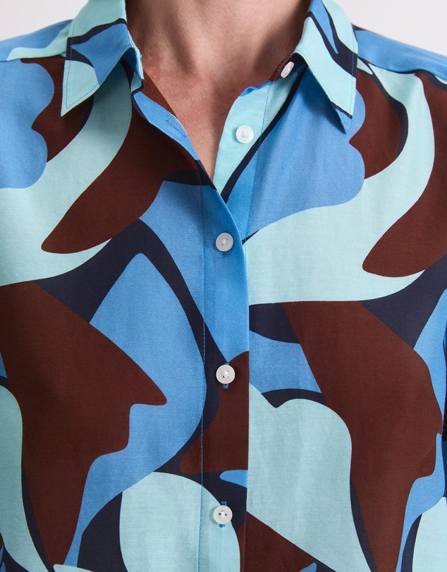 Sportscraft - Wave Print Long Sleeve Shirt