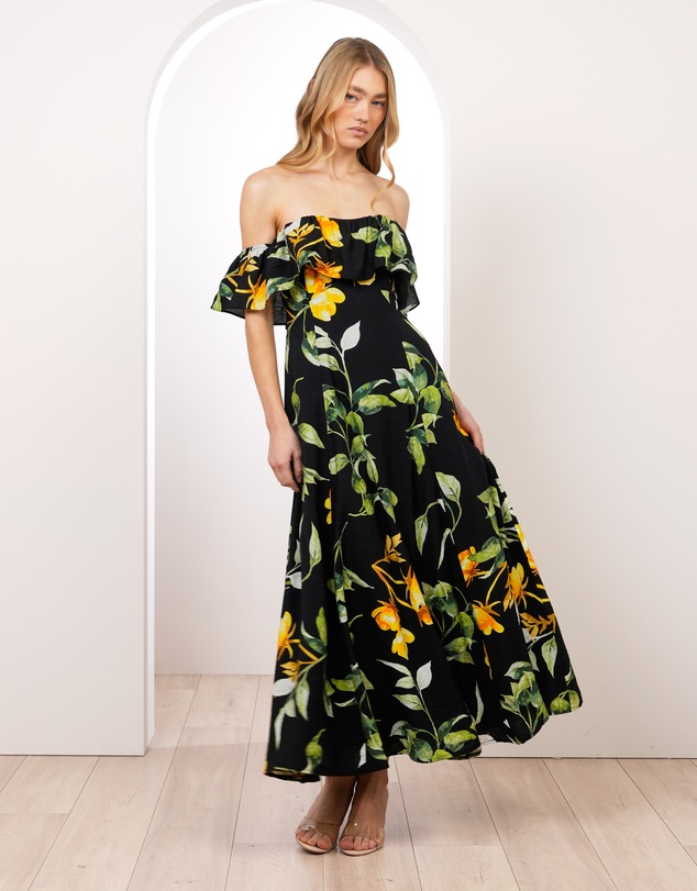 Pilgrim - Hugo Off Shoulder Maxi Dress