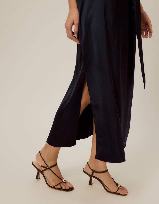Tussah - Deep V Loose Dress