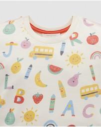 Purebaby - Alphabet Relaxed Tee -Kids-Babies