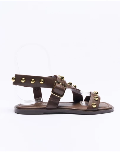 Walnut Melbourne - Reid Leather Sandal