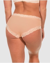 B Free Intimate Apparel - Cotton Low Rise Hipster Brief - 3 Pack
