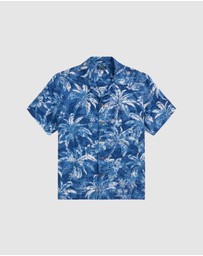 Polo Ralph Lauren - Classic Fit Tropical-Print Linen Shirt