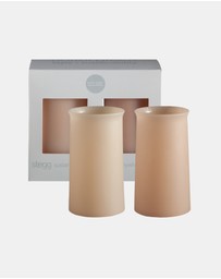 porter green - stegg | silicone unbreakable highball glasses