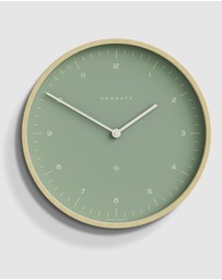 Newgate - Newgate Mr Clarke Clock Pale Wood Bubble Green Dial 133