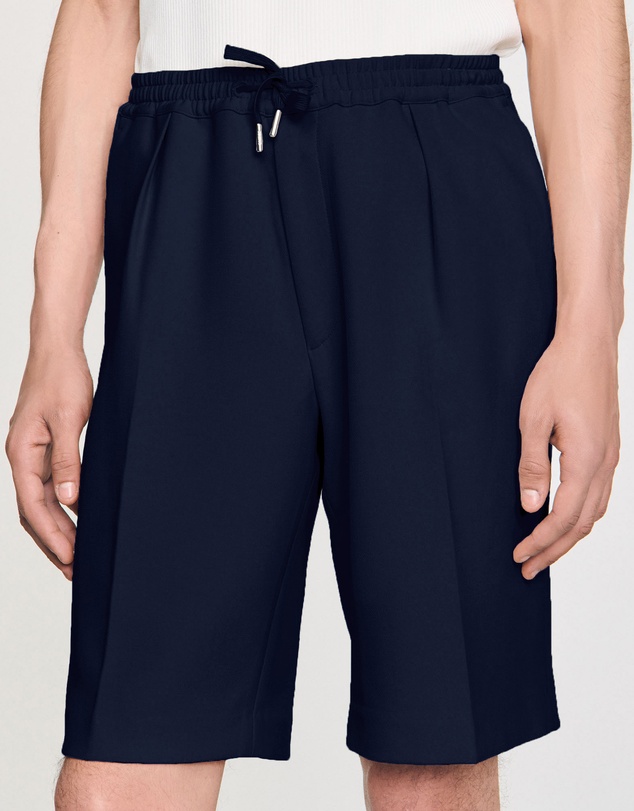 Sandro - Jersey Pli Shorts