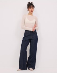 Calli - Tyla Mid Rise Baggy Jeans