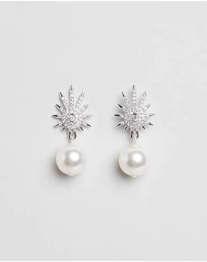 Stephanie Browne - Venus Pearl Earrings