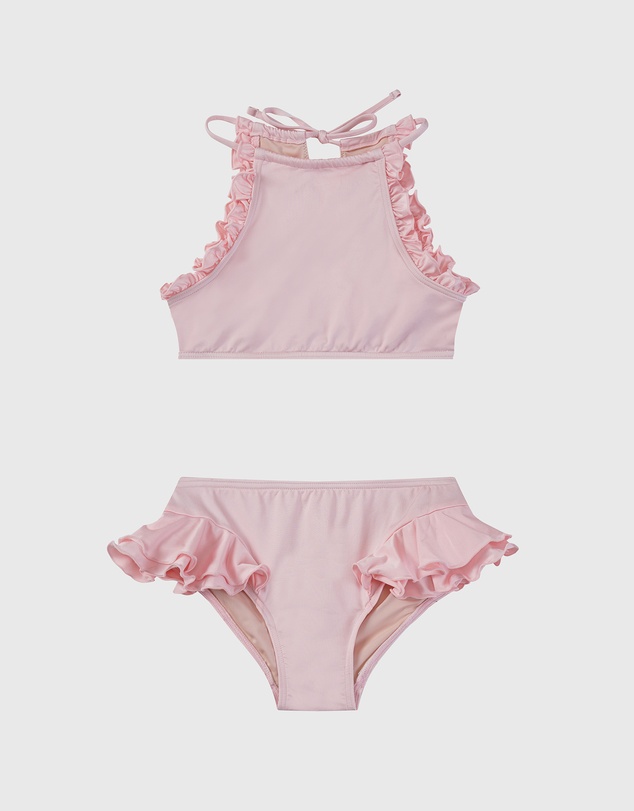 Aqua Blu Kids - Stepping Stones Halter Neck Bikini Set - Kids