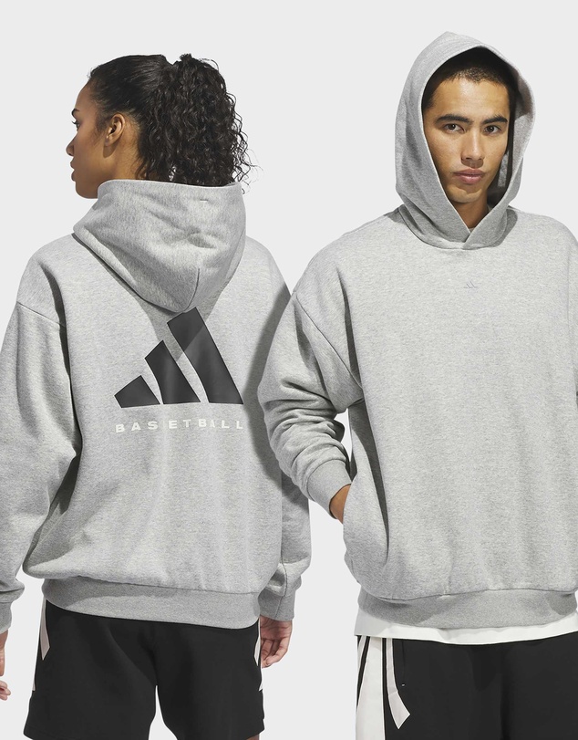 adidas Performance - adidas Basketball Fleece Hoodie (Gender Neutral) Mens