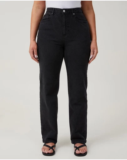Cotton On - Curvy Straight Stretch Jeans