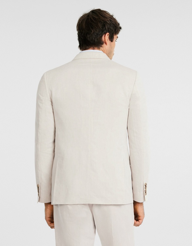 Tarocash - Jae Slim Linen Db Suit Jacket