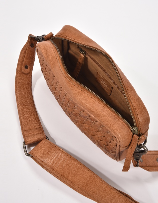 Cobb & Co - Millner Woven Leather Camera Bag