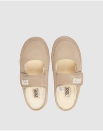 EVERAU - Australian Shepherd Ugg Velly Cow Suede Upper House Shoes