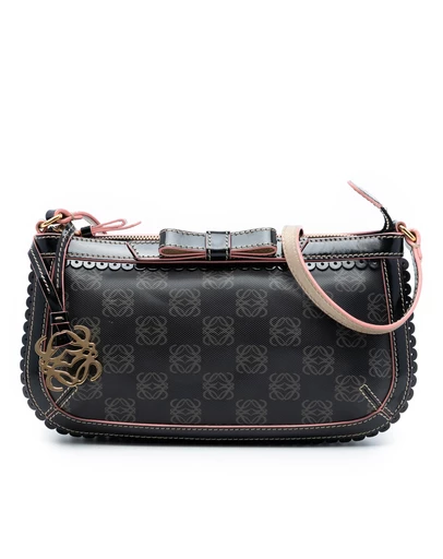 Pre-Loved by Azura Reborn - Pre-Loved Anagram PVC Coated Canvas Shoulder Bag