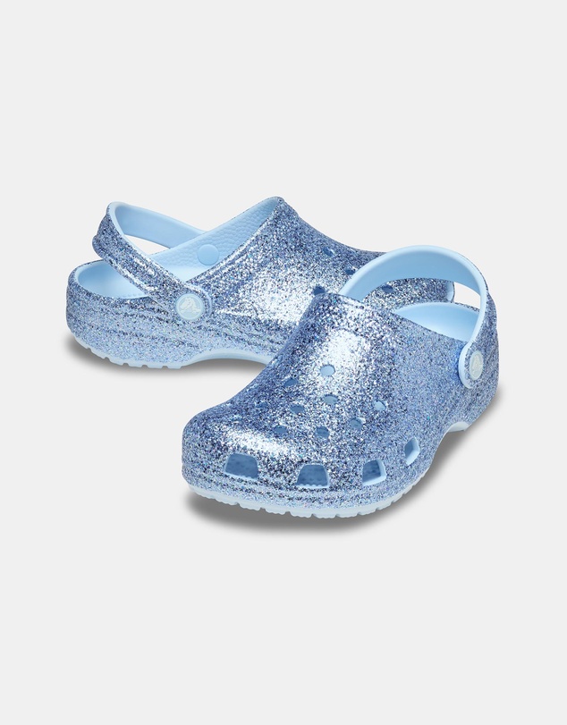 Crocs - Classic Chunky Glitter Clogs - Kids-Teens