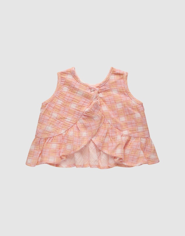 Kynd Baby - Frill Top in Check