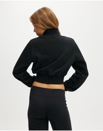 Cotton On Body Active - Plush Fitted Zip Through Jacket