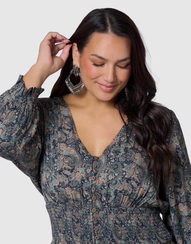 The Poetic Gypsy - Brown Sugar Maxi Dress
