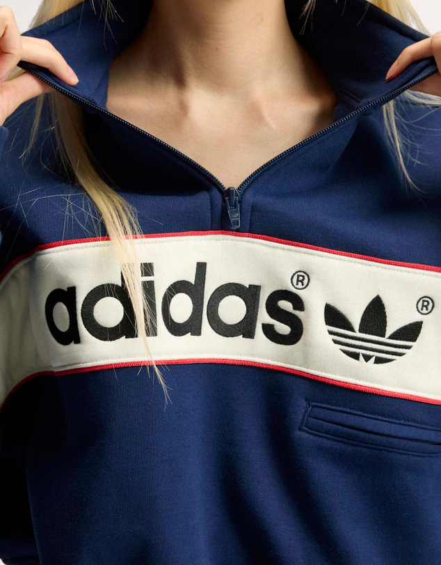 adidas Originals - adiSignature NY Quarter Zip Sweatshirt Womens