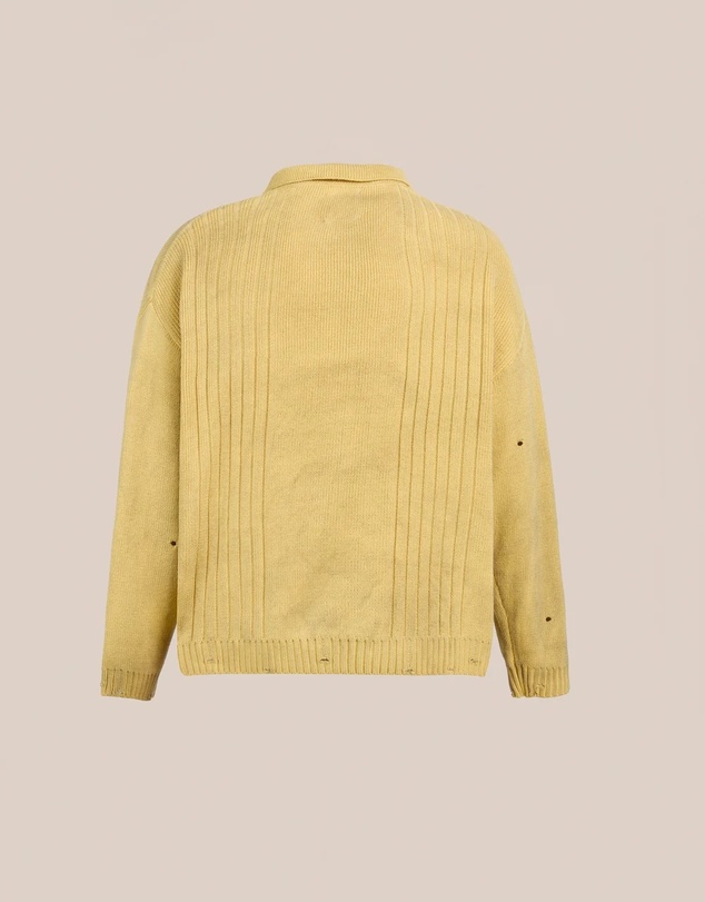 Found - Distressed Pullover Knit