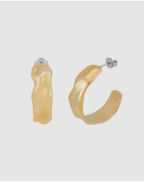 Skagen - Moderne Stak Gold Earring