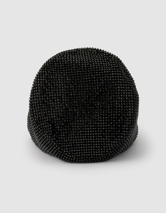 Olga Berg - Ellie Crystal Mesh Ring Handle Bag