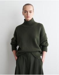 COS - Chunky Funnel-Neck Wool Jumper