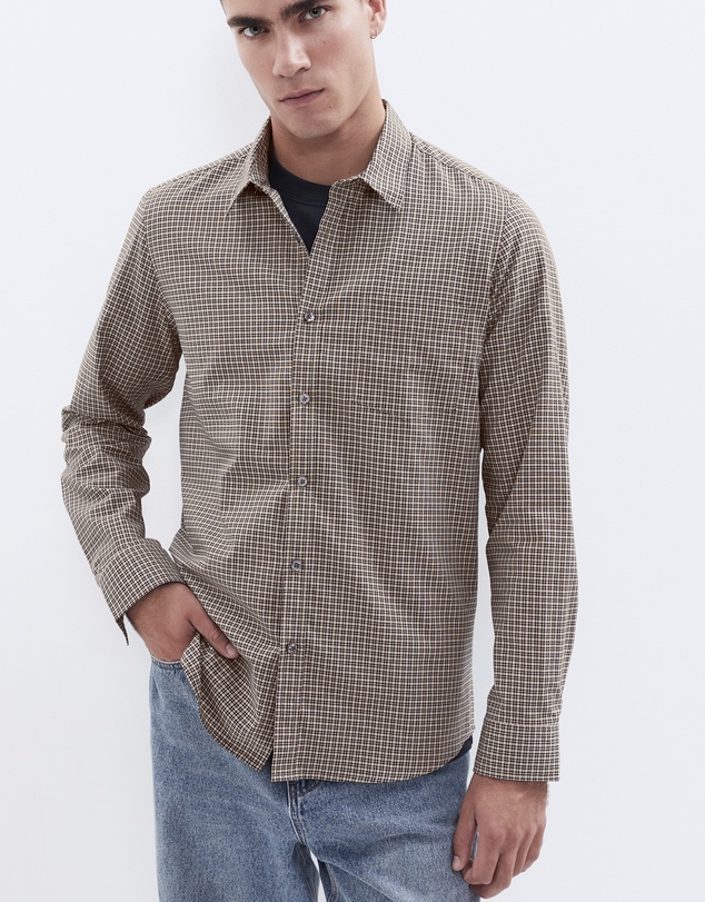 UNISON - Plaid L/S Regular Fit Shirt