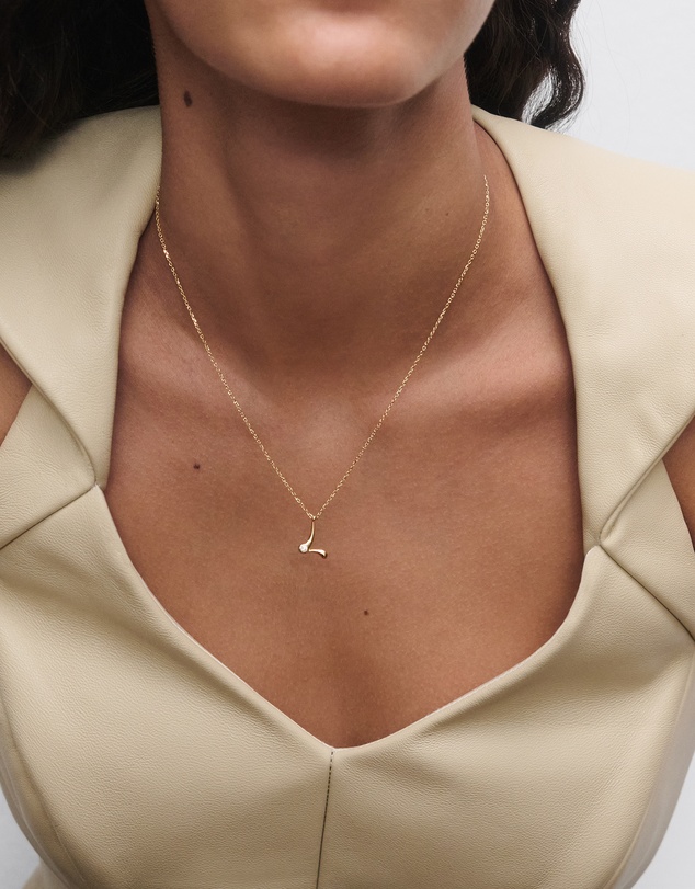 PDPAOLA - Initial 2026 L Pendant Necklace