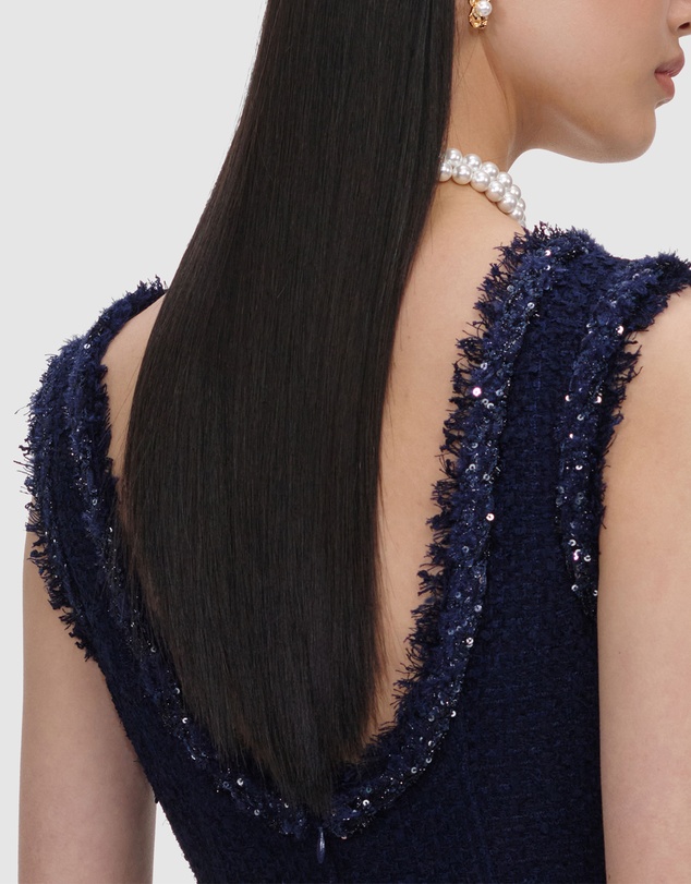 Self Portrait - Boucle Midi Dress