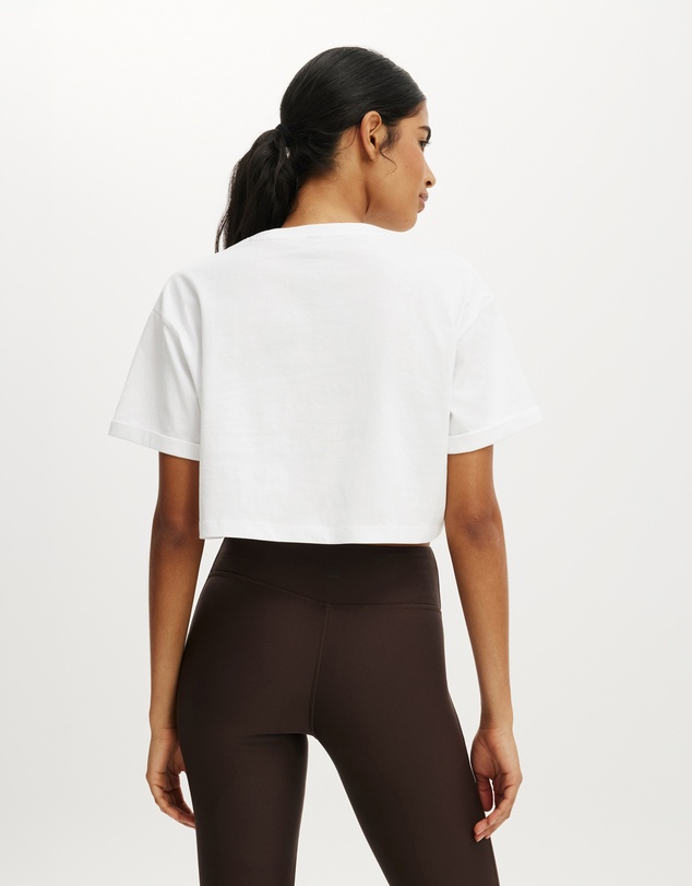 Cotton On Body Active - Relaxed Crop T-Shirt