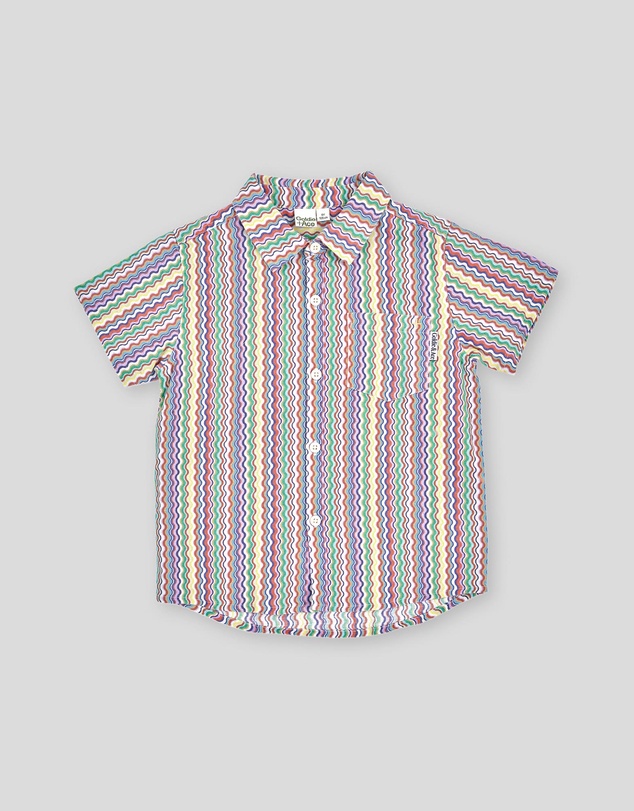 Goldie + Ace - Ric Rac Holiday Shirt - Babies-Kids