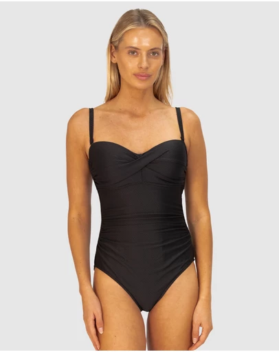 Baku Swimwear - Rococco D/DD Bandeau One piece Swimsuit