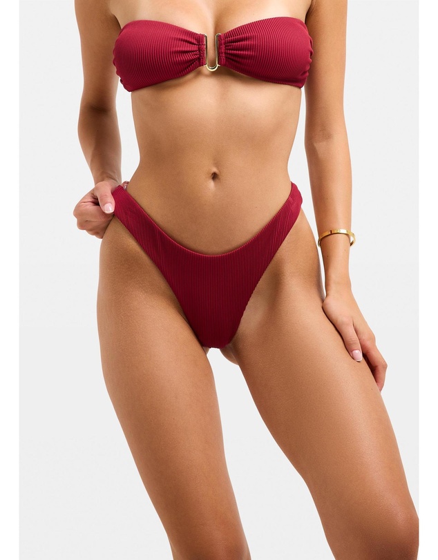 Subtitled - Cheeky Ribbed Bikini Bottom