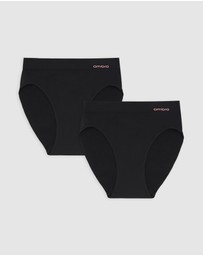 Ambra - 2 Pack Bondi Bare Hi Cut Brief