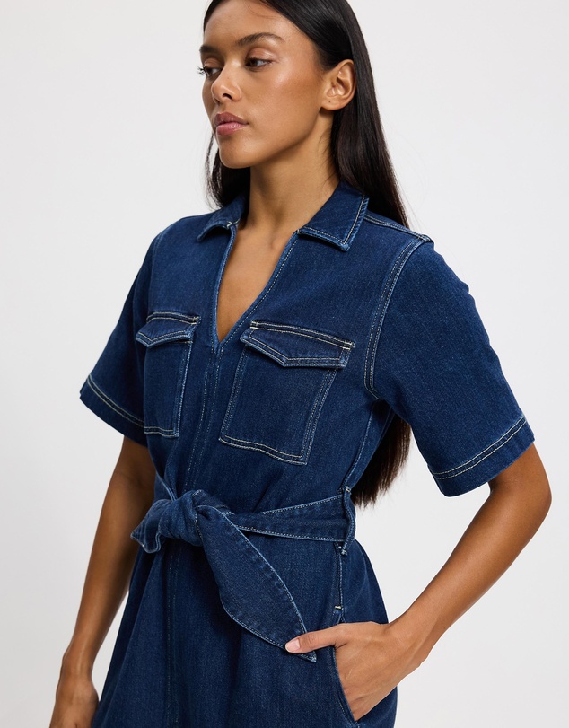 Staple the Label - Brooks Denim Mini Dress