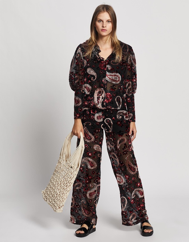 LENNI the label - Firefly Burnout Blouse