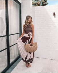Esther & Co - Balayage Dress - Cream Floral