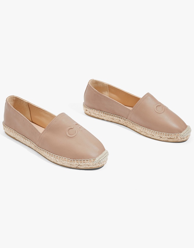 Country Road - Cr Logo Leather Espadrille