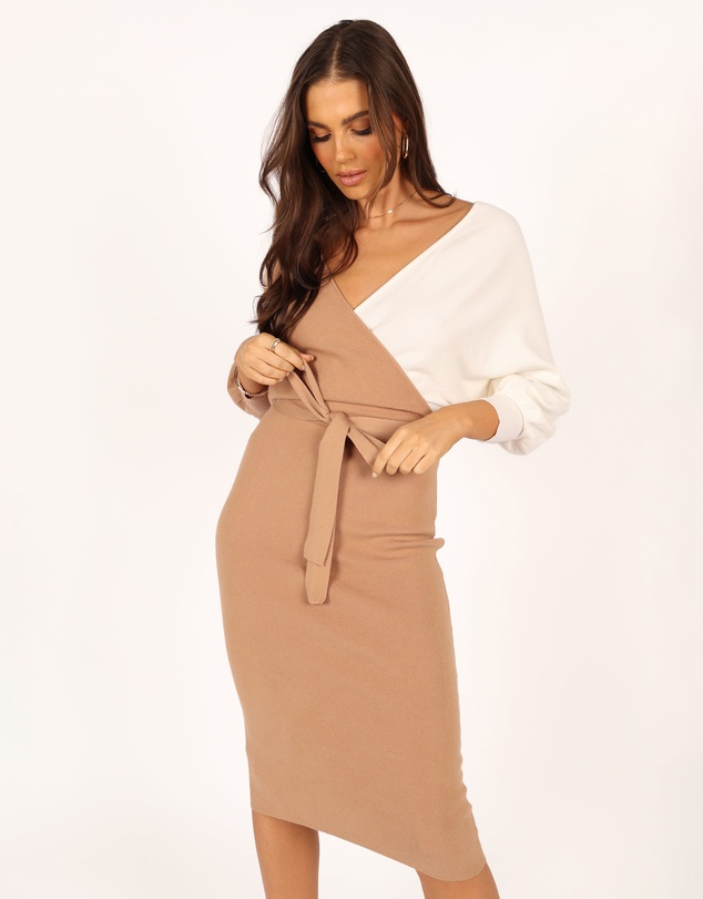 Petal & Pup - Nate Dress - Beige/White