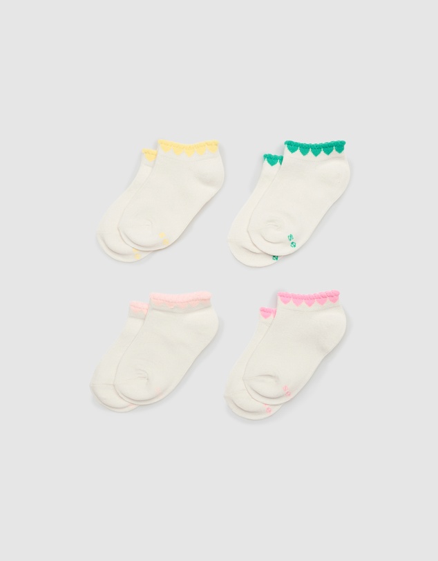 Seed Heritage - Heart Ankle Sock 4 Pack