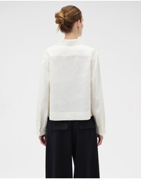 Oroton - Ribbon Trim Camp Shirt
