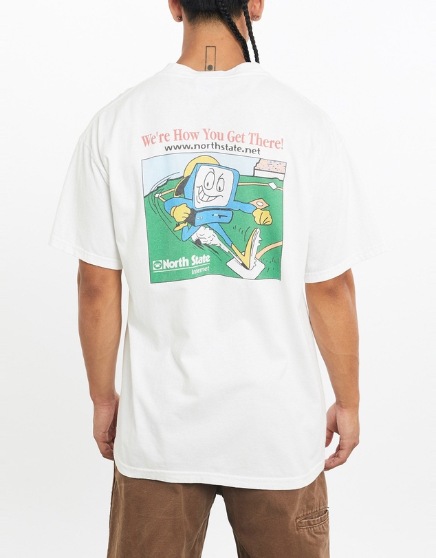 Vintage by The Real Deal - Pre Loved - Vintage North State Internet Tech Tee