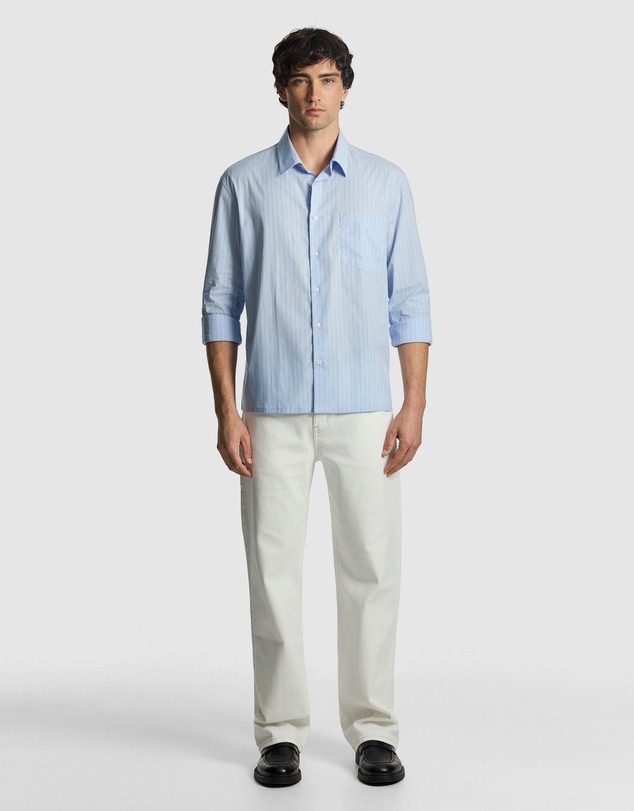 yd. - Chapman Stripe Relaxed Shirt