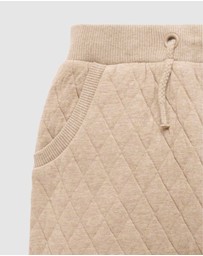 Purebaby - Quilted Track Pants -Kids-Babies